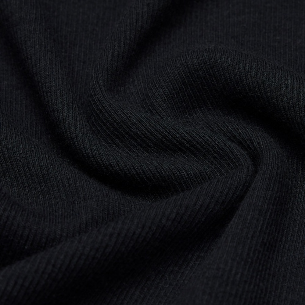 Aritzia HomeStretch Rib Squareneck Longsleeve Top in Black - Picture 8 of 11